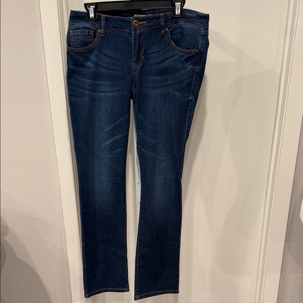 CAbi Laguna Slim Boyfriend Jeans Style 222 Dark Wash Sz 6 - Picture 2 of 6